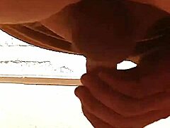 Morning cumshot after intense solo play