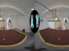 Wetvr billiards tease and fuck