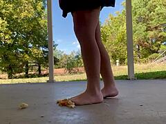 Amateur milf’s dirty feet and tasty toes