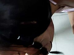 Colombian Latina Sucks My Cock in Kitchen