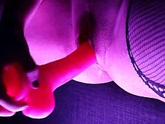 Cumming Hard On My Pink Dildo Tonight