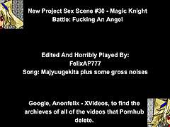 Angel and Knight’s Fiery Clash