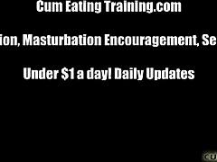 Cum Swallowing BDSM POV