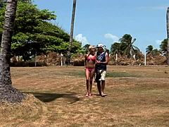 Petite Vixen's Outdoor Rear Play