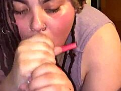 Gaknasty delivers messy deepthroat action