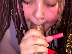 Brunette Queen Melts in Nuru Touch