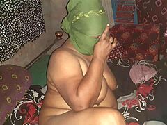 woman's intimate finger dance