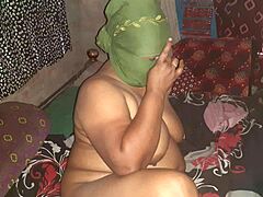 woman's intimate finger dance