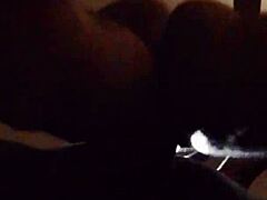 Amateur Anal Action with Creamy Finish