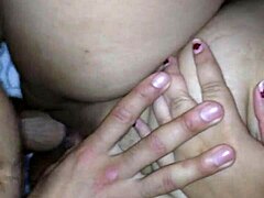 Latina Wife’s Tight Pussy Filled with Creamy Load