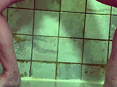 Naughty MILF’s shower fun