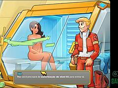 space tease with animated allure