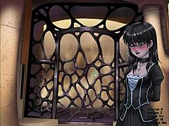 Gothic girl's shadowy vow