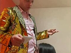 MILF’S ORAL DELIGHT DURING COMEDY
