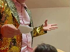 MILF’S ORAL DELIGHT DURING COMEDY