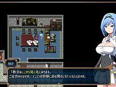 Holy knight's sensual anime adventure