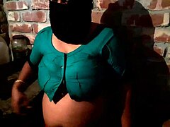 Indian village wife's private moments