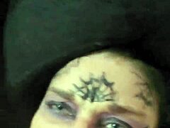 Rough fuck session with slut in close-up