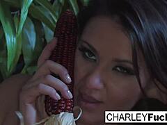 Charley Teases and Cums All Over