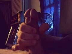 Allison’s Big Cock Stroking Session with Loud Moans