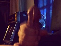 Allison’s Big Cock Stroking Session with Loud Moans