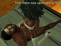 Interracial 3D with Ebony Lovers