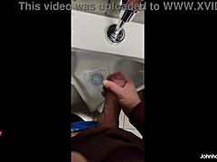 JohnHolmesJunior's Big Cock Erupts in Public