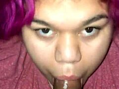 Messy Deepthroat With Youthful Charm