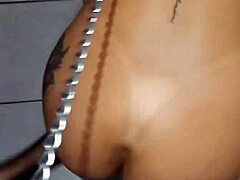Prostitute on Leash Serves Ass and Licks Cum Clean
