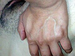 Hairy pussy sucked and combed in kinky session
