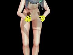 catgirl in daring gear