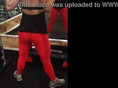 Female Pornstar in Tight Leggings
