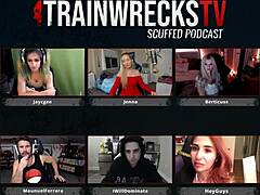 Trainwrecks Wild Webcam Orgy With Scarlet And Crew