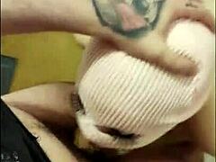 Leah’s throat takes intense heat