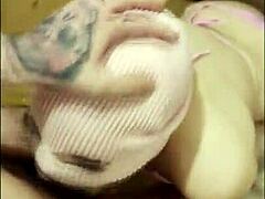 Leah’s throat takes intense heat