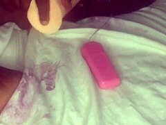 Tempting Dildo Ride In Both Tight Holes