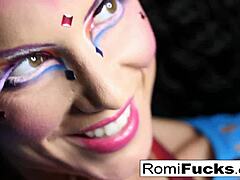 Romi Rain sucks a thick cock in hardcore action