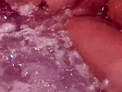 Wet Latina's Emotional Jacuzzi Escape