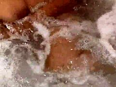 Wet Latina's Emotional Jacuzzi Escape
