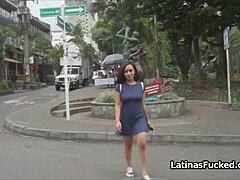 Cute Latina’s Teasing Casting Fuck