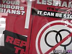 Hot lesbian crew loves playful touches