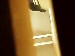 spying on her rubbing hairy pussy