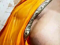 Hot Indian Babe's Boobs Tease