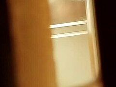 spying on her rubbing hairy pussy