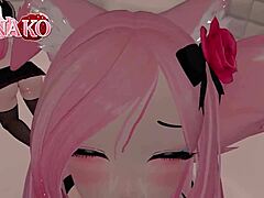 anime vixen gets oral treat
