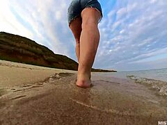 trace sandy footprints with me