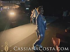 Cassiana Costa Strikes With Blonde Doggy Blowjob