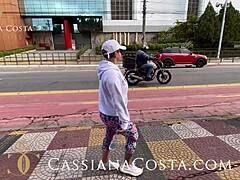 Cassiana Costa Strikes With Blonde Doggy Blowjob