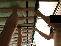 amateurs riding cowgirl style at remote cabin property