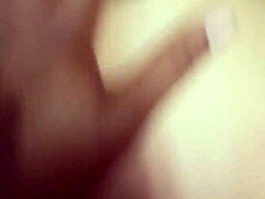Cheeky interracial doggystyle bent over